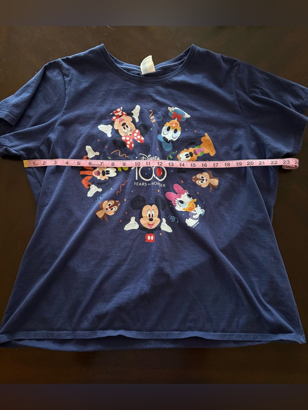 Disney 100 Years of Wonder Mickey & Friends Tee Shirt Women’s XXL - Picture 6 of 6